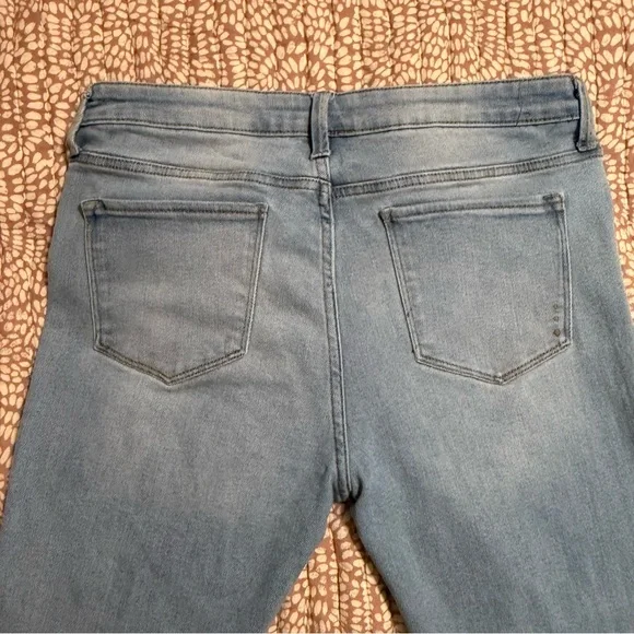 RACHEL Rachel Roy Light Blue Straight Leg Jeans 14/32 - Picture 8 of 9